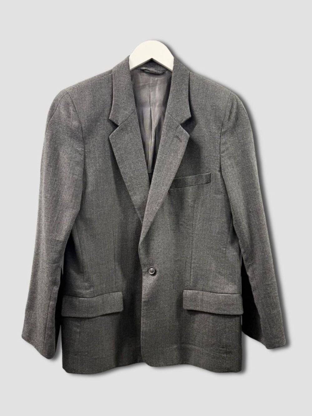 MAISON MARTIN MARGIELA AW10 Grey Wool Slim Fit Blazer Suit Jacket Sz IT 50